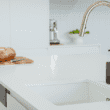 Undermount Sink installed into a stone benchtop